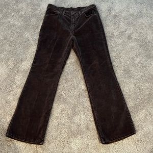 Wrangler, Vintage, Brown moleskin, size 30x33